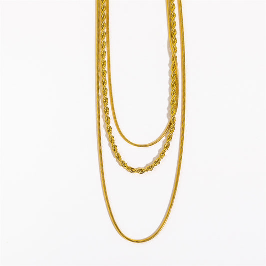 Golden Grace Layered Chain