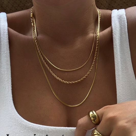 Golden Grace Layered Chain