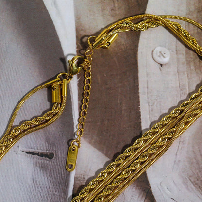 Golden Grace Layered Chain