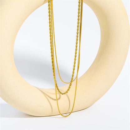 Golden Grace Layered Chain