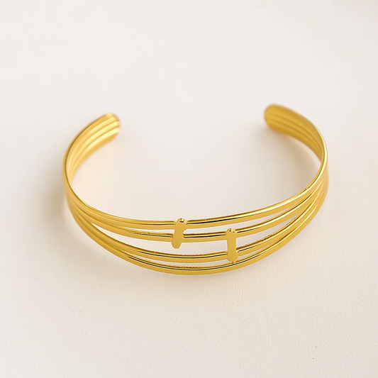 Minimalist Elegant Open Cuff Bracelet