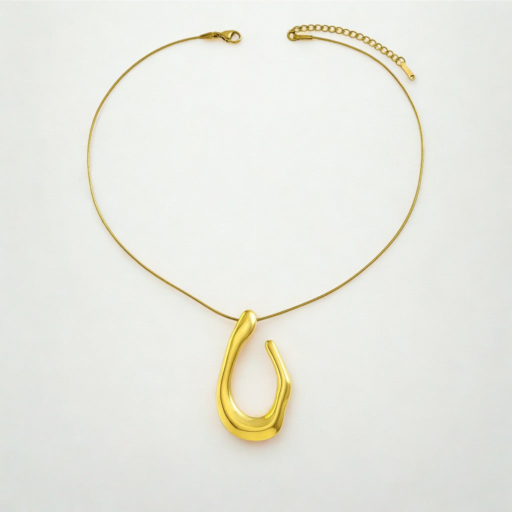 Modern Style Necklace Earrings Set
