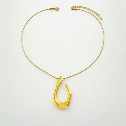 Modern Style Necklace Earrings Set