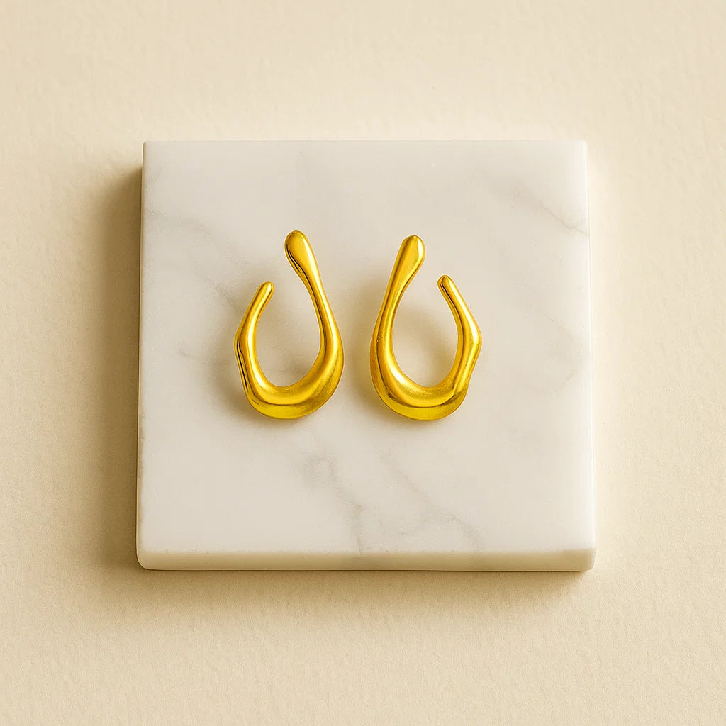 Modern Style Necklace Earrings Set