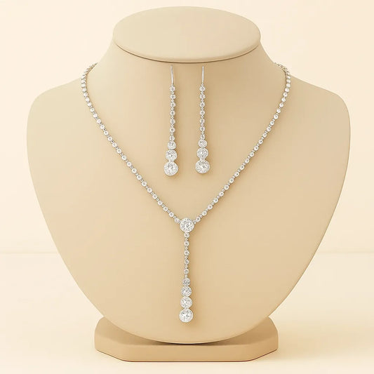 Moonlight Necklace Earrings Set