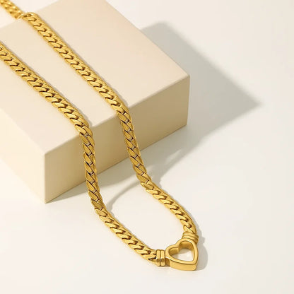 Open Heart Chunky Chain