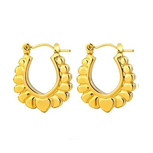 Petal Heart Hoops