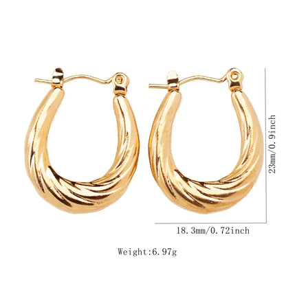 Raindrop Hemp Hoop Earrings