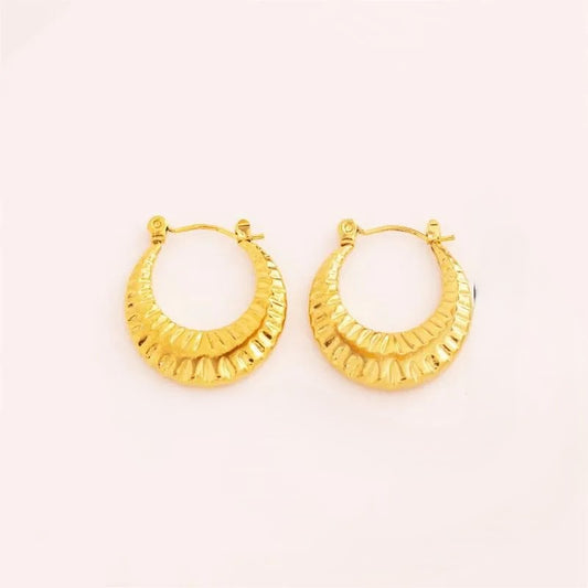 Sculpted Hoops