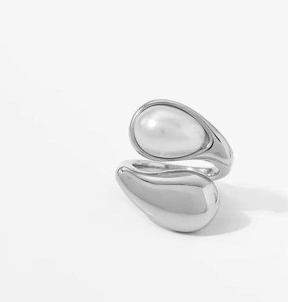 Pearl Tiger-eye Ring