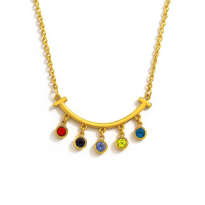Spectrum Charm Necklace