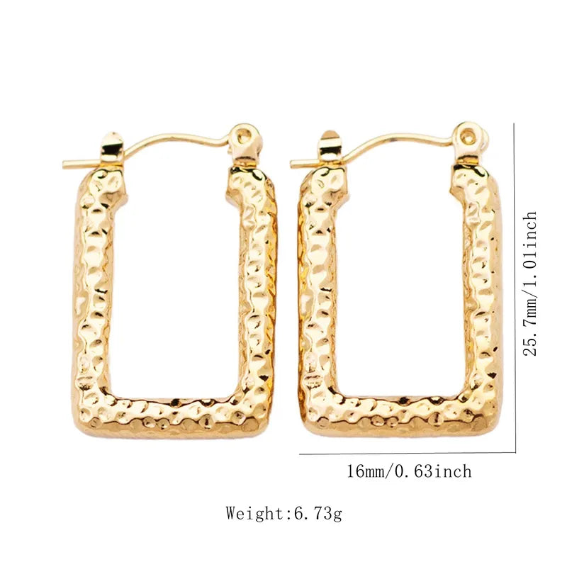 Square Hoop Earrings