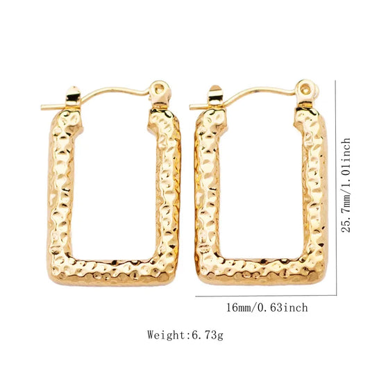 Square Hoop Earrings
