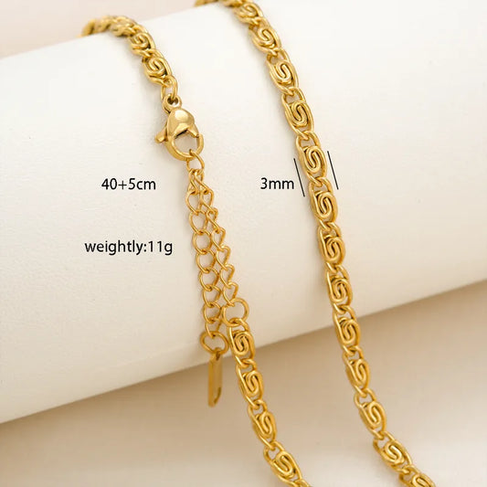 Swirl Link Chain