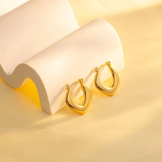 V-Shaped Ear Hoops