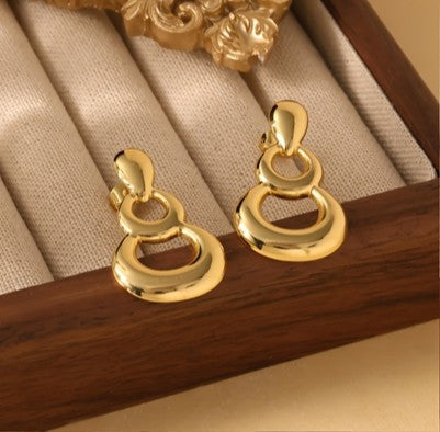 Water Droplet Ear Danglers