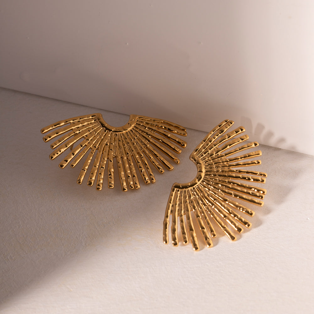 Wing Shape  Ear Studs