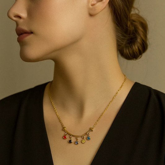 Spectrum Charm Necklace