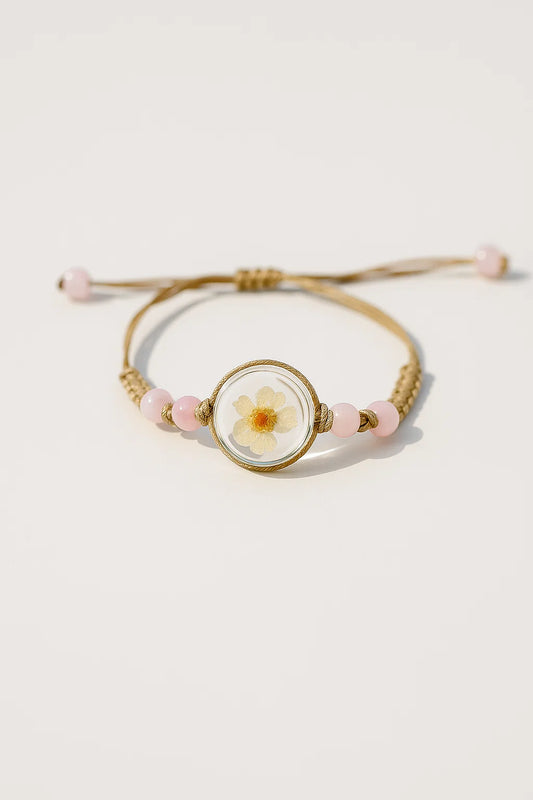 Flower Globe Bracelet